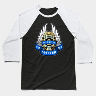 Police Badge Baseball T-Shirt